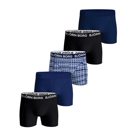 Björn Borg 5-Pack Cotton Stretch Boxer, Multipack