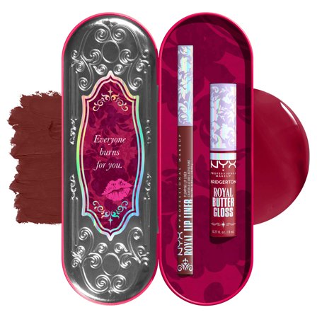 Nyx Professional MakeUp Bridgerton Royal Treasures Duo Labbra Matita Rimpolpante & Gloss 05 - Matita