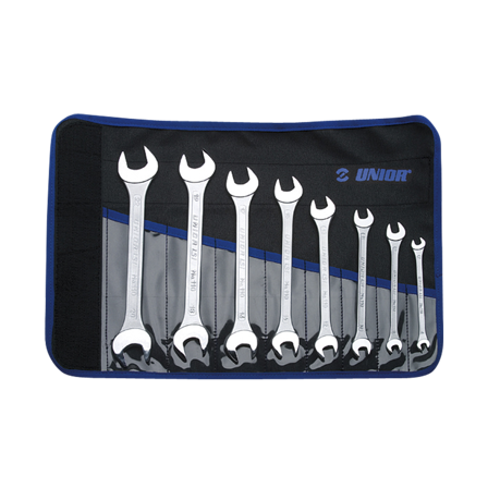 Jeu de 8 Clés Plates à Fourches Unior