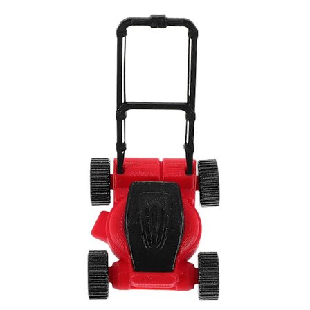 Nuken leikkiruohonleikkuri: Ruohonleikkurilelufiguuri - 1:18 mittakaavan realistinen puutarhatyökalu nukkekodin mikromaisemointiin [YJD]