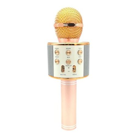 (#145) Metall Handhållen KTV Karaoke Inspelning med Hög Ljudkvalitet