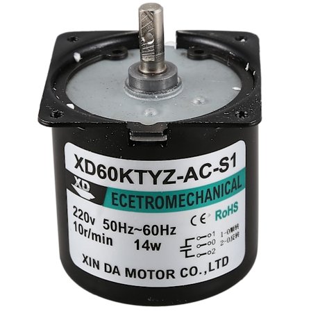 60ktyz AC Motor 220v 10rpm Permanent Magnet Elektrisk Synkron Motor 14w Permanent Magnet Motor
