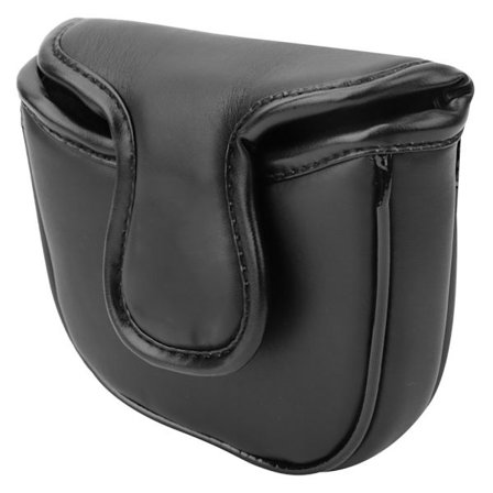 Bärbart PU Golfklubba Driver Headcover Slitstarkt Mjukt Tillbehör Svart