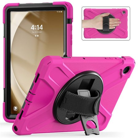 Mobilskal till Galaxy Tab A9 Plus Silikon Rotary Kickstand