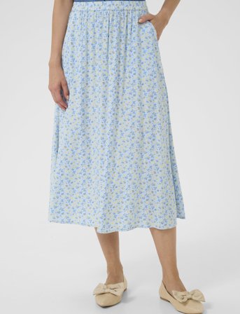 Cream Crtiah Skirt - Blue - 42