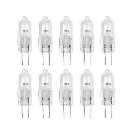 10 st, G4 halogenlampa 12V 35W stiftlampa varmvit
