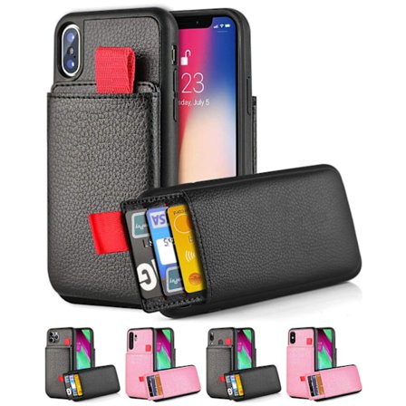 iPhone/Samsung/Huawei - Deksel - Skjult Kortlomme / Kortholder