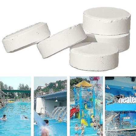 100/200/300 kpl Klooritabletit Monitoiminen Välitön Desinfiointi Uima-altaalle, Ammeelle ja Spa:lle