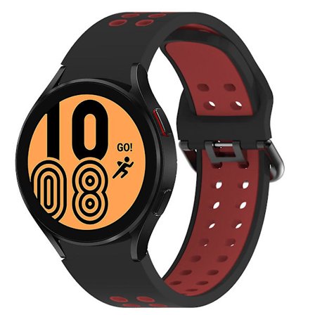 Färg C Kompatibel med Samsung Galaxy Watch 4 40mm 44mm / Galaxy Watch 4 Classic 42mm 46mm 20mm Mjukt Silikonarmband Sportband för Kvinnor Män