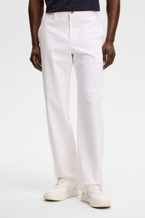 J.Lindeberg - Devyn Straight Cotton Pants - Fashion - White - Men - 33/32