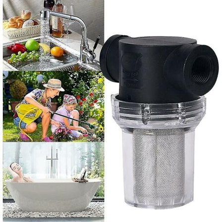 FlkwoH Trädgårdsslang Silfilter Vatten Slang Pump För Högtryckstvätt Inlopp Vatten