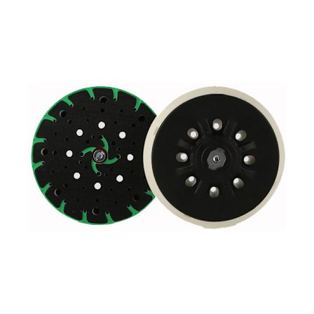 150mm slibepude med støvudsugning – M8 forbindelsesgevind – Udskiftning til Festool slibepude, kompatibel med 150mm excentersliber Bosch Maki