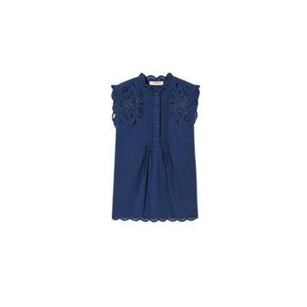 Twinset - Blusar - Blå - Dam - Storlek: M, Dam, Storlek: M