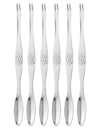 Dorre | Seafood Fork Skai 6Pack | ONE SIZE x 18.5