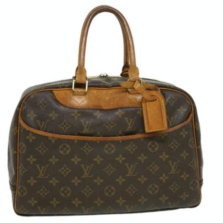 Louis Vuitton Vintage, Pre-owned Bag Bruin, Dames, Maat:ONE Size,Canvas