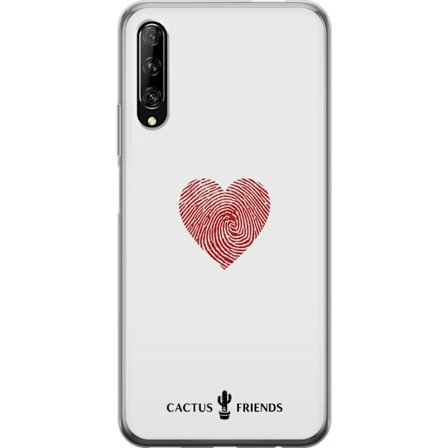 Kompatibelt Mobildeksel til Huawei Huawei P smart Pro 2019 Cactus and Friends - Fingerprint Love