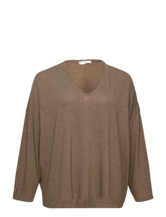 Piceasy Pullover Striktrøje Brun Mango