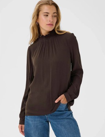 Kaffe Trine Blouse - Brown - 34