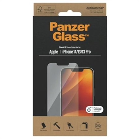 PanzerGlass Classic Fit iPhone 13/13 Pro/14 Skärmskydd - 9H