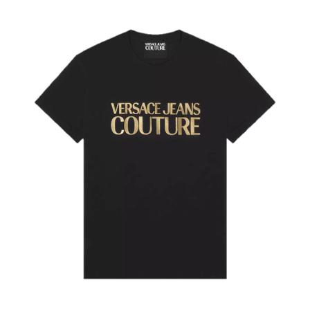 Versace Jeans Couture - T-shirts - Svart - Herr - Storlek: M, Herr, Storlek: M