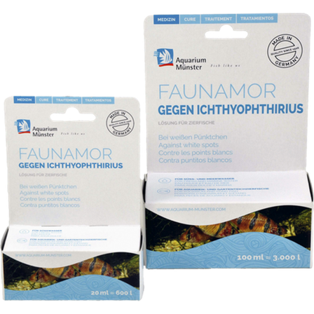 munster - Faunamor White 20 ml - Akvaristikk - Vannpreparat - Fiskemedisin - ZOO.no