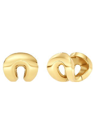 Edblad Plié Huggies Gold Smycken & klockor Dam Guld ONESIZE