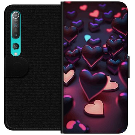 Yhteensopiva Lompakkokotelo Xiaomi Xiaomi Mi 10 5G KeskiyönSydämet