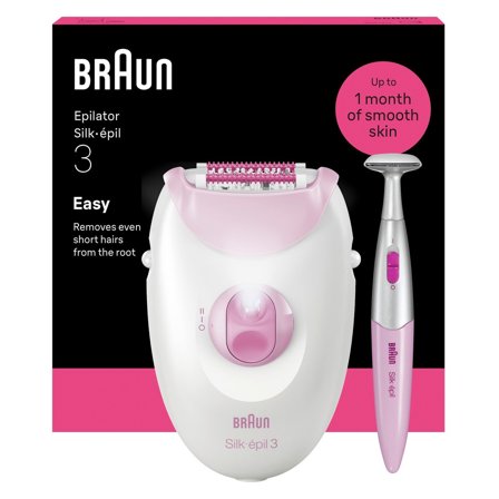 Braun-SE3-202-Epilator og bikinitrimmer for glatt hud hjemme-Personal care - men-Epilatorer