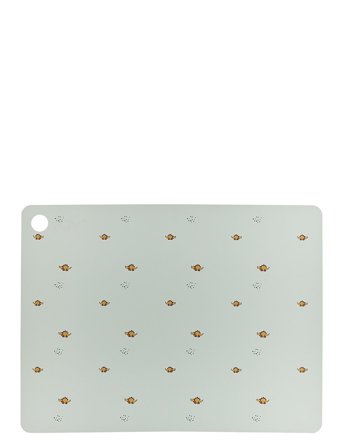 OYOY MINI Placemat Billy Dino - Green - 34X45X0.20CM x 34