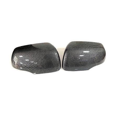 Bilspegelkåpa i kolfiber ABS, backspegelkåpa, bakre kåpa för Pi