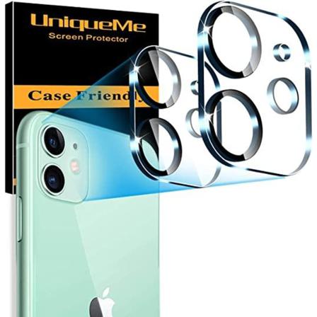 2-pack C4u Kompatibel Iphone 11 Kamera Linsskydd I Härdat Glas
