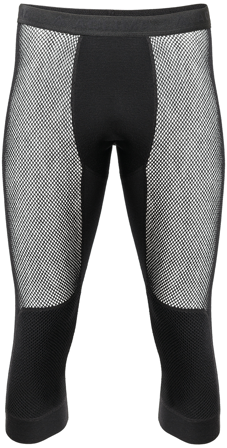 Aclima M's WoolNet ¾ Longs Jet Black