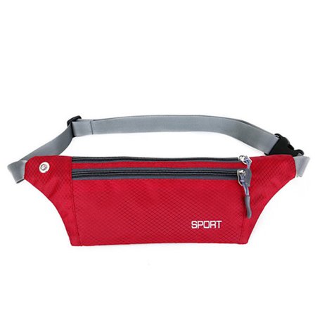 Magväska | Sport | Fitness | Vattentålig | Hörlursingång