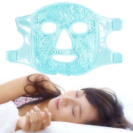 Kølende Gel Ansigtsmaske Varm Kold Kompres Komfortabel Ansigtsdækning