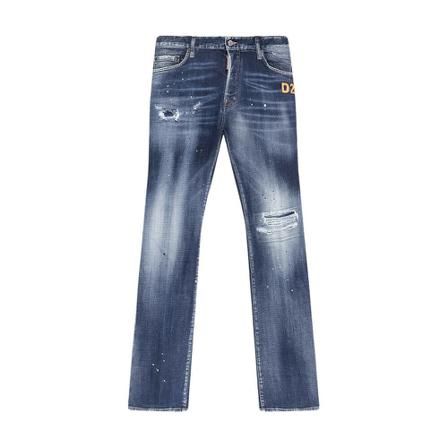 Dsquared2, ‘Roadie’ jeans Blauw, Heren, Maat:S