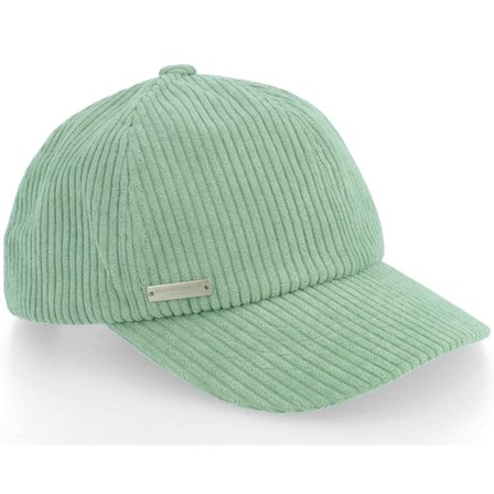 Seeberger - Vihreä unconstructed Lippis - Corduroy Baseball Cap Pine Dad Cap @ Hatstore
