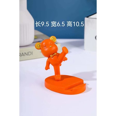 Våldsamma björnornament, skrivbordsdekorationer för kontoret, datorbord, bra föremål för mobiltelefonstativ, arbetsstationer, små presenter till 