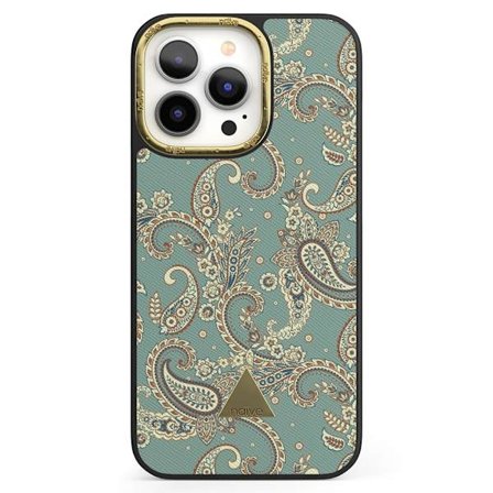 Naive iPhone 13 Pro Skal - Paisley Green