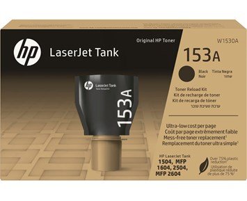 HP-153A Black LaserJet Tank Toner Reload Kit 2.5k-HP 153A svart LaserJet Tank Toner-Printing ink, toner & paper-Toner til printer