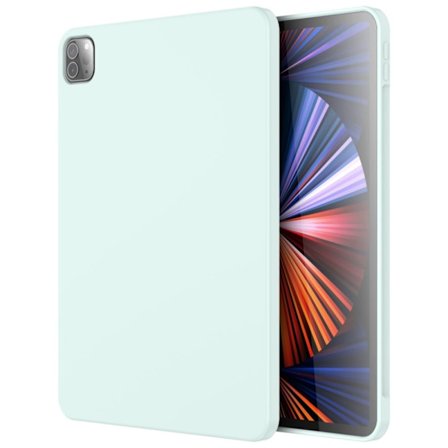 MUTURAL Mikrofiberforing Flydende silikone og stødsikkert beskyttende tablet etui Cover iPad Pro 12.9 (2022) / (2021) / (2020) / (2021) / (2022) - Him