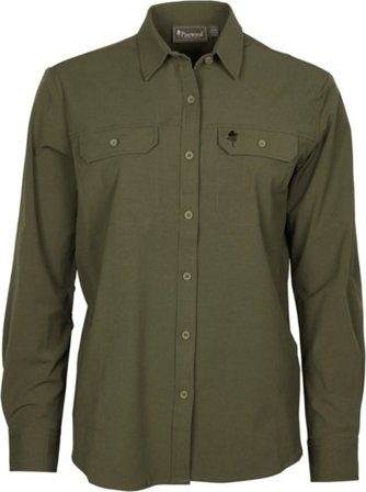 Pinewood Women ́s Everyday Travel Longsleeve Shirt Women long-sleeved shirts Green S
