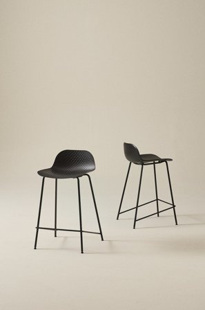 Jotex - Barstol 2-pk Svart matt svart - TARIFA - Kjøp Krakker hos Jotex