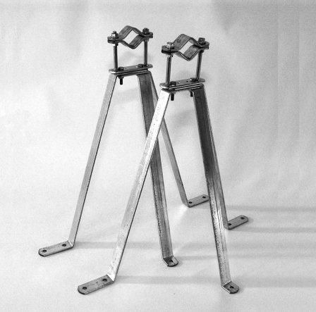 Televes VF500P Veggfeste for kraftigere antenne og parabol 50-76 mm, 50 cm, Antenneutstyr