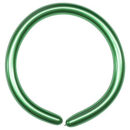 Figurballonger Chrome Grønne 100-pakning