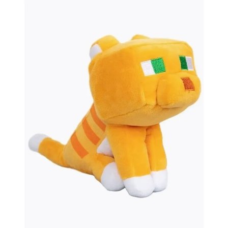 Minecraft pehmolelu raidallinen kissa, keltainen, 23 cm