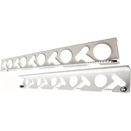 /EA/ Fiskestang - 2 Dele 10 Huller Fiskestangholder Væg eller Loft Montering Opbevaringsstativ Display Hylde