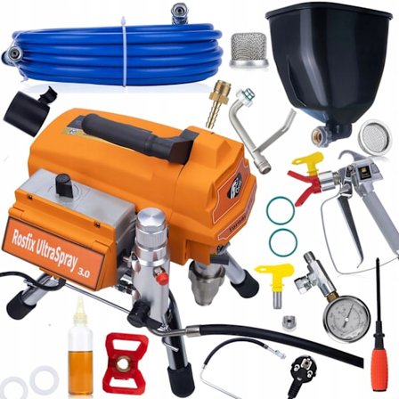 Maalauslaite Tornado RT4 UltraSpray 3000W – 22MPA | 3,2L/Min | 6L Säiliö | Yhteensopiva Graco Classic, Ultra Max kanssa