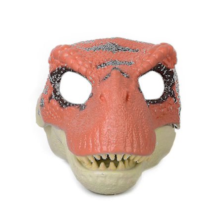 Dinosaur Maske Hovedbeklædning, Jurassic World Dinosaur Legetøj med Åbningsbar Bevægelig Kæbe, Velociraptor Maske & Tyrannosaurus Rex Maske Pakke