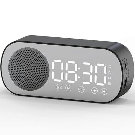 Digital Väckarklockradio, Bluetooth HiFi-högtalare FM-radio