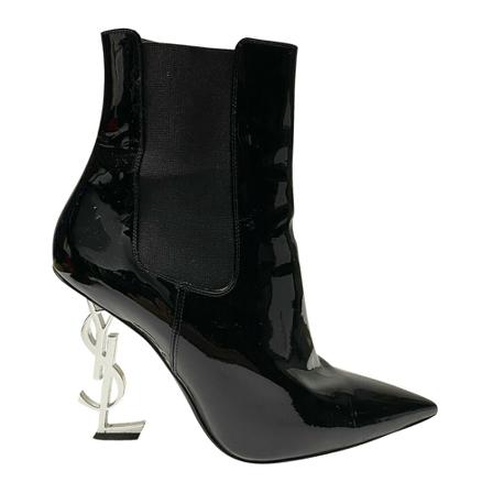 Saint Laurent Vintage Pre-owned Opyum Ankle Støvler Sort, Dame, Størrelse: 40 EU